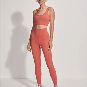 VARLEY Shape High Rise Legging 25"-Varley-Mineral Red